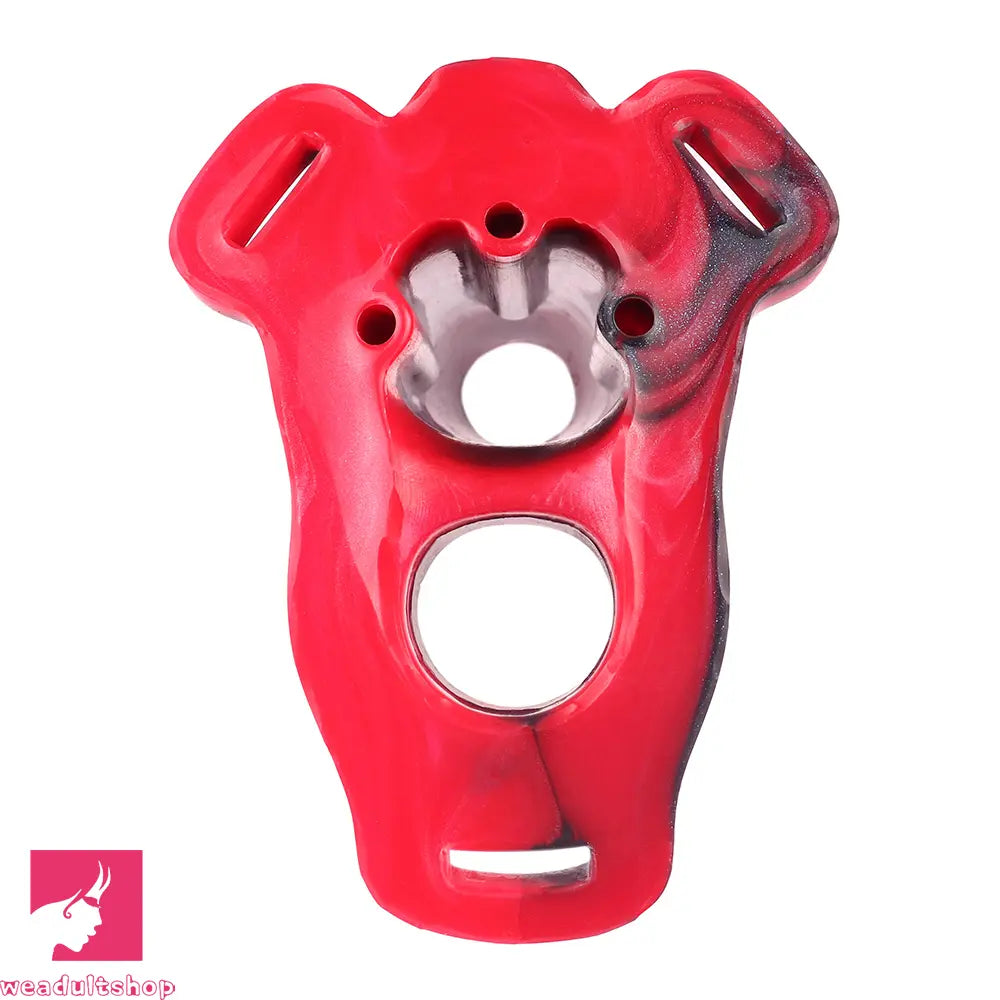5.39in Hollow Dildo Silicone Soft Fantasy Odd Strap on Cock Sleeve Love
