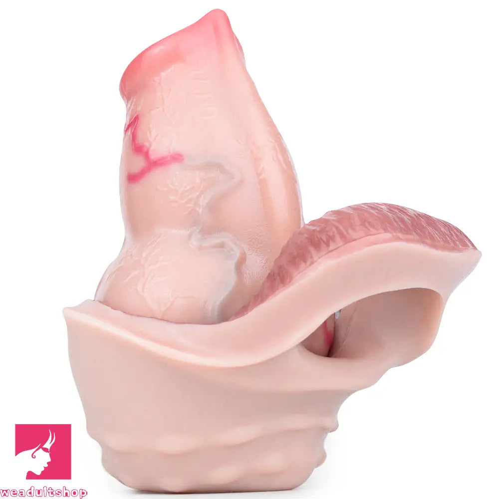 5.39in 6.73in 6.96in Dog Knot Penis Sleeve Dildo Reusable Cock Sleeve