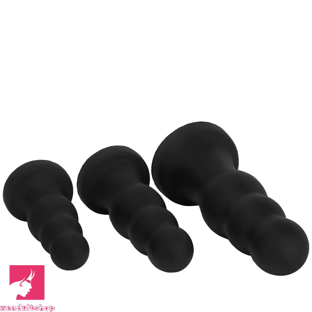 7.08in 8.85in 11.02in Soft Pull-bead Anal Plug Extra Large Thick Cock Dildo