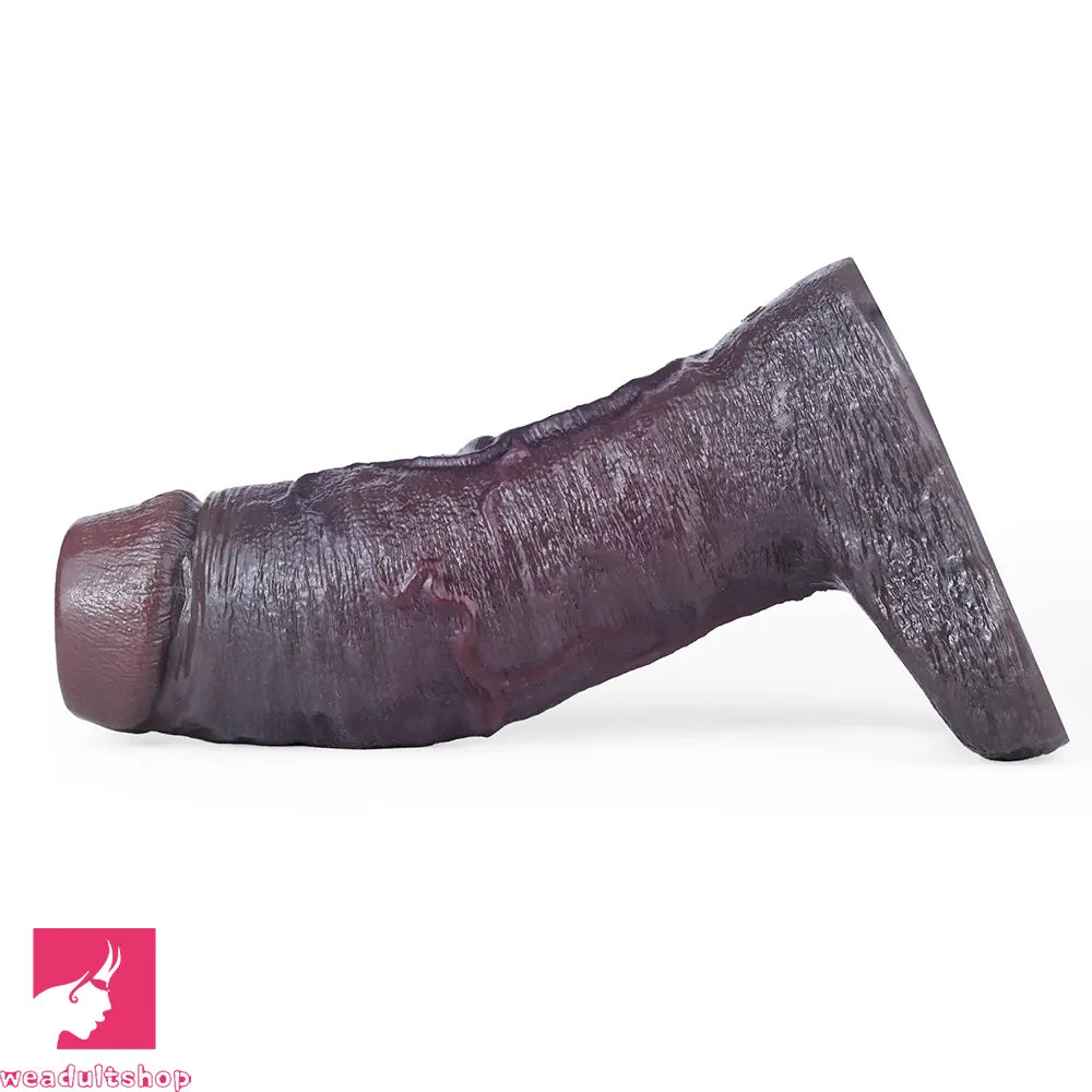 6.06in Platinum Silicone Lifelike Skin Soft Dildo Sleeve Couple Interactive Cock