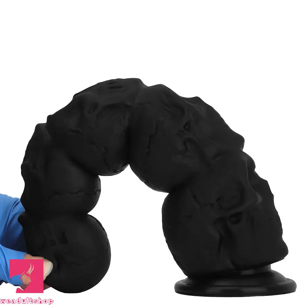 12in Silicone Skull Giant Penis Thick Huge Anal Plug Dildo For Anal Love