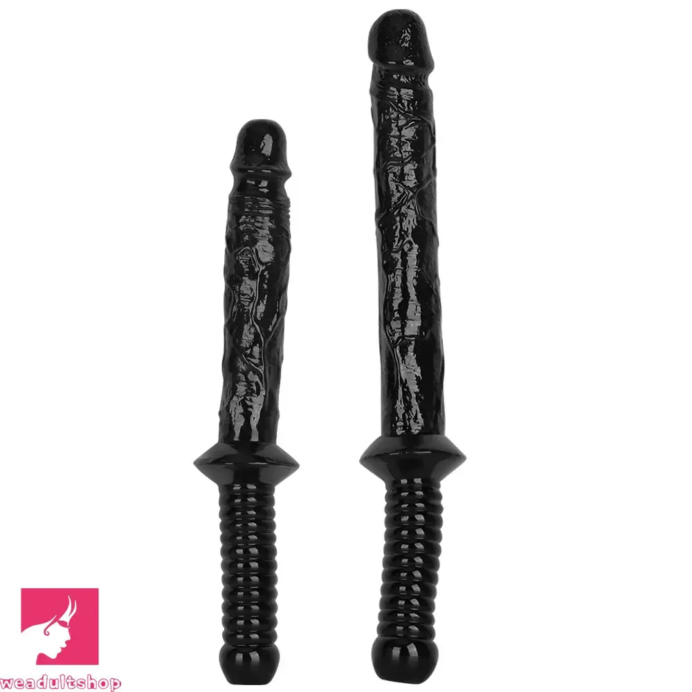 12.6in 15.15in Big PVC Sword Dildo With handle Anal Masturbator Sex