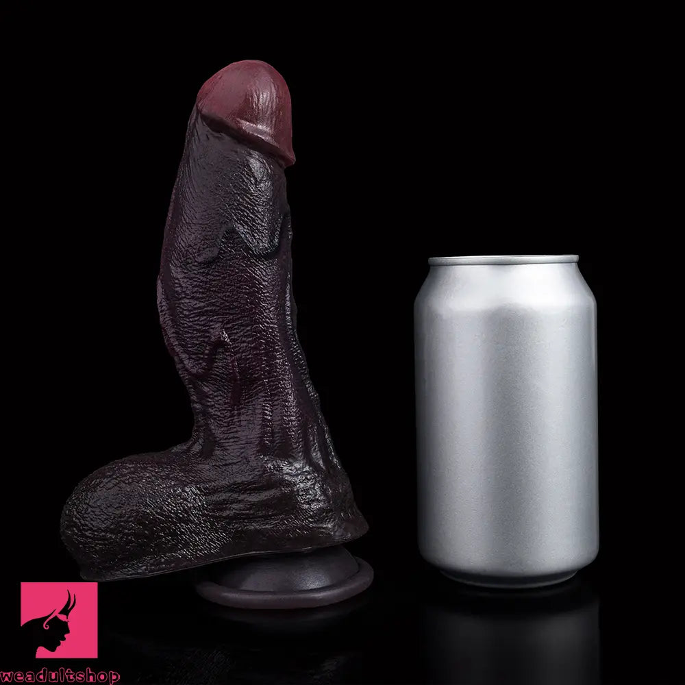 7.48in Dual Density Silicone Soft Real Cock Dildo For G Spot Cock Love Play