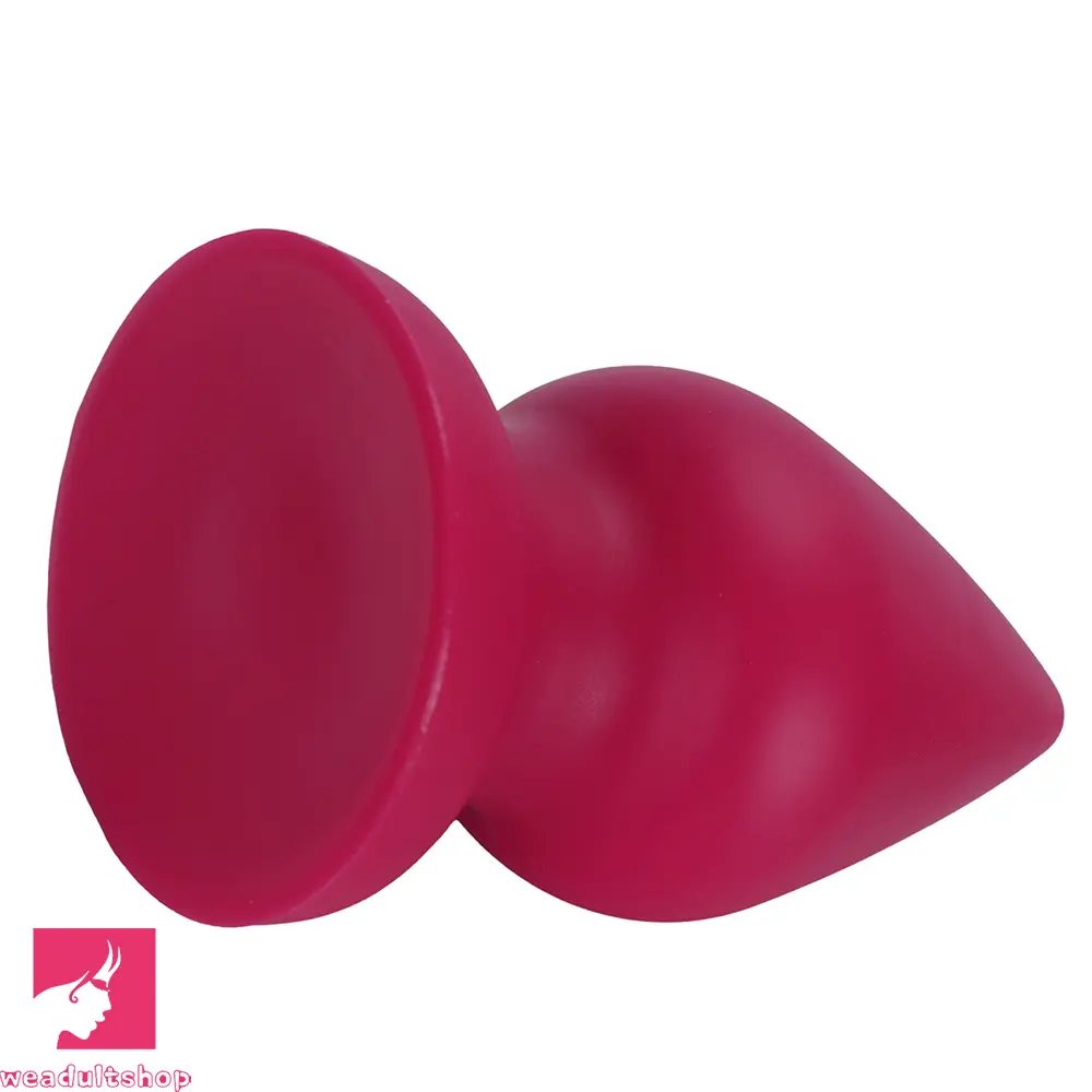 2.87in 3.66in 4.33in 5.51in 6.29in 7.28in Conical Round Pointed Anal Plug Dildo