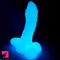 7.08in 9.05in Uncut Big Monster Animal Soft Silicone Luminous Clit Dildo