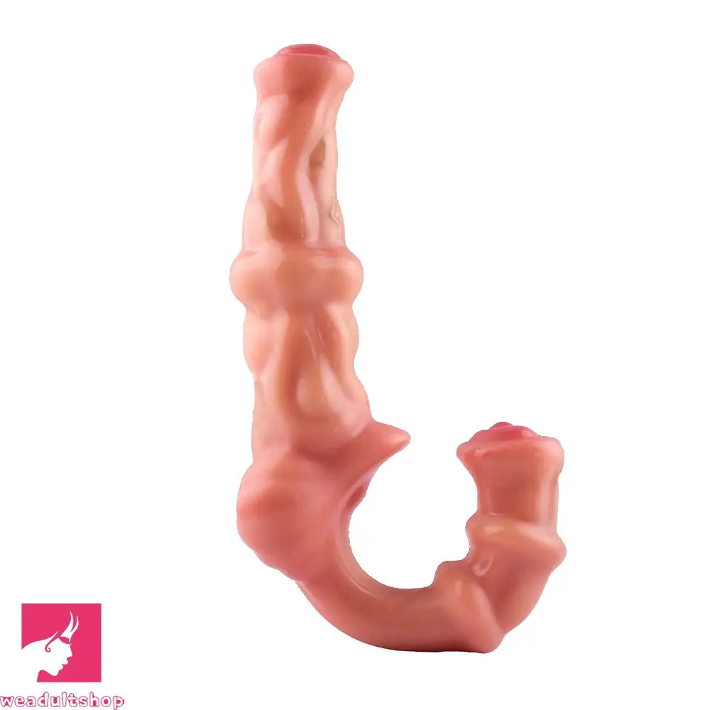 9.64in Strapless Strap on Silicone Soft Dildo For Anal Vaginal Fucking Sex