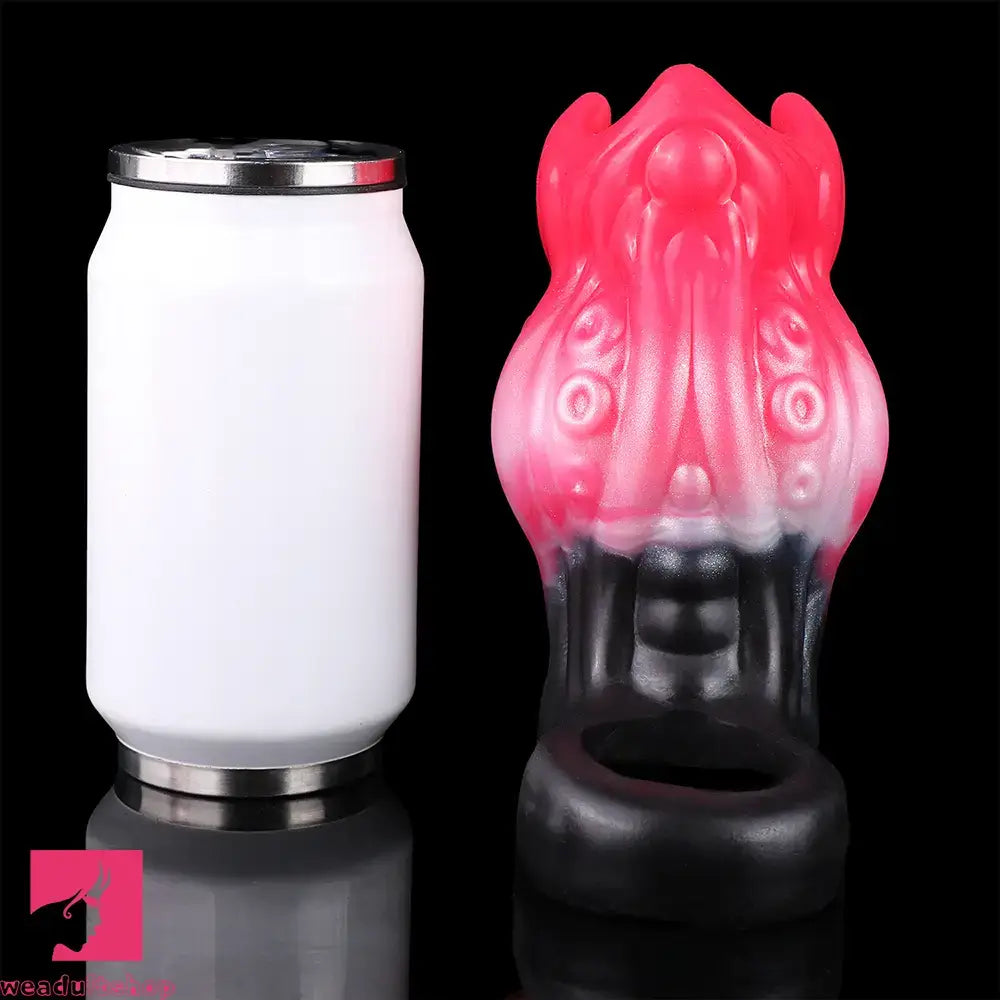 4.4in 5.11in 5.86in Fantasy Tentacle Silicone Dildo Sleeve Crown Top Quality