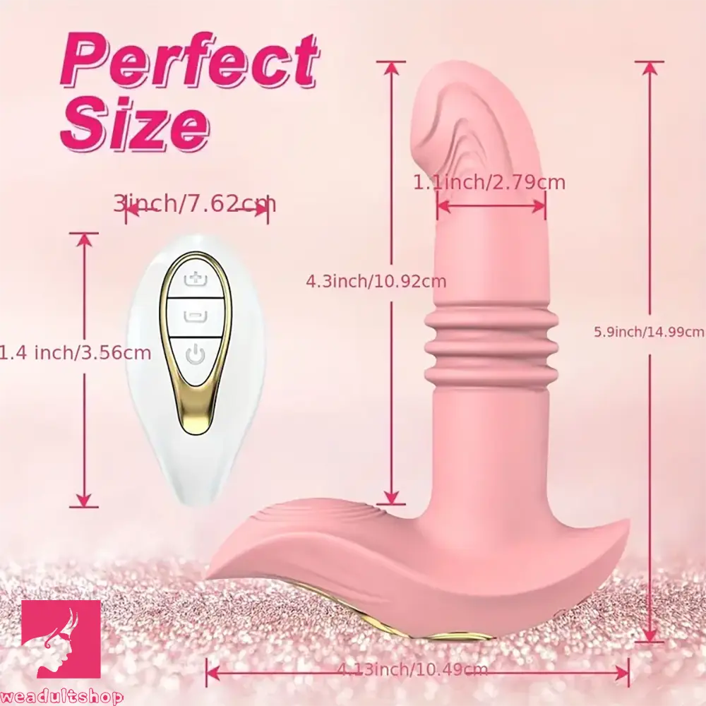 5.9in Thrusting Wireless Remote Electric Vibrating Dildo Small Vibrato 5.9in Thrusting Wireless Remote Electric Vibrating Dildo Small Vibrato