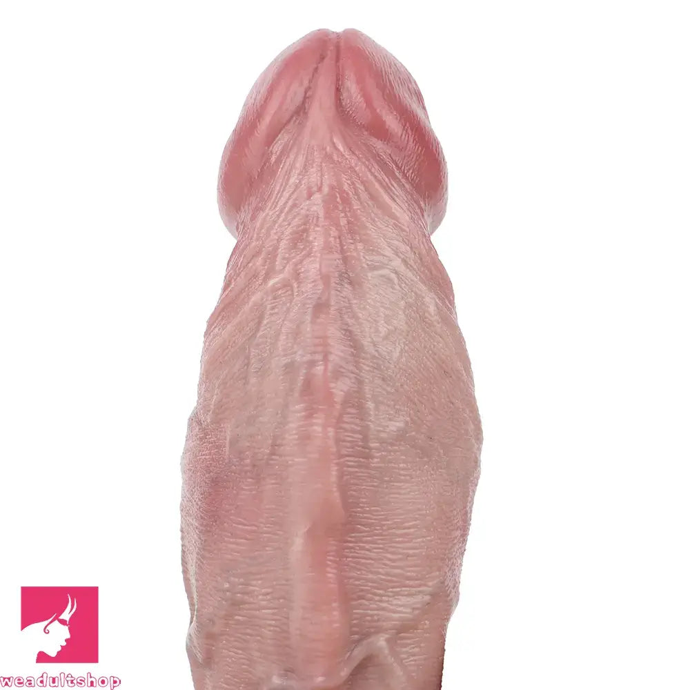 9.29in Silicone Dildo Leather Pants Strap on Lifelike Cock Skin Feeling Dildo