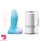 5.51in Silicone Uncut Luminous Monster Soft Dildo For Women Men Prostate