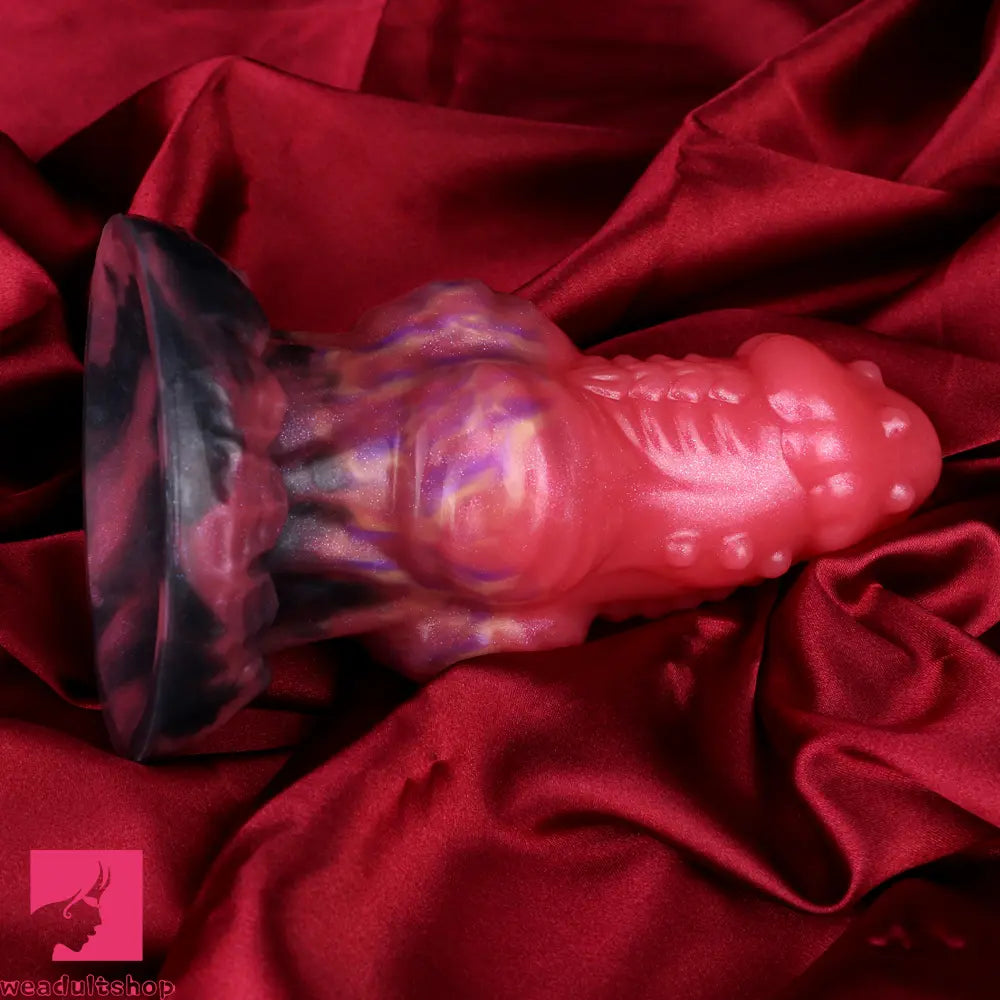 5.71in Fantasty Knot Spiked Silicone Dildo Soft Masturbator Simulate Sex