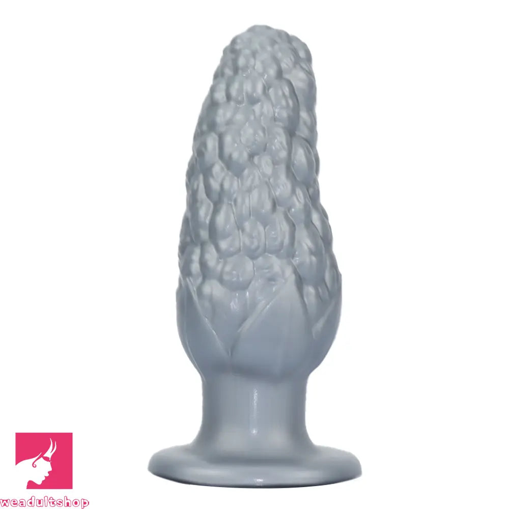 7.16in Graininess Raised Particles Reminiscent Corn Soft Butt Plug Dildo