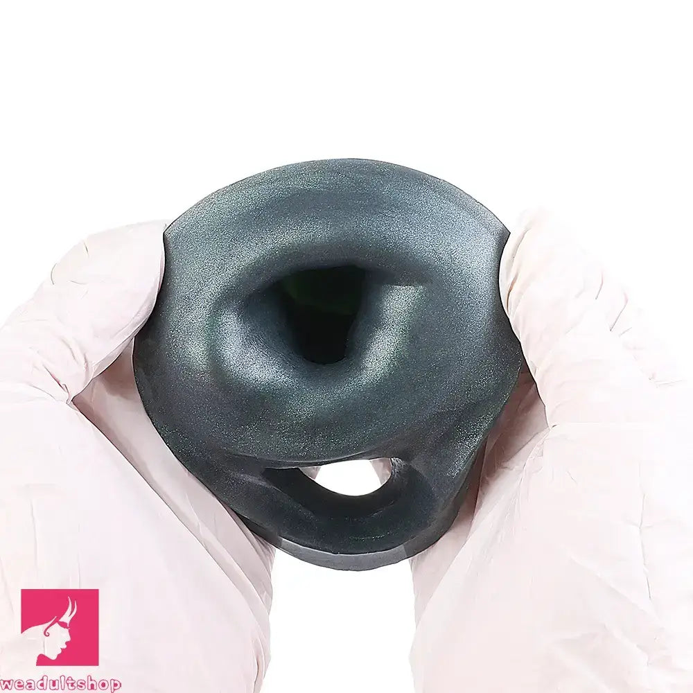 8.85in Platinum Liquid Silicone Penis Sleeve Dildo For Thickening Real Toy