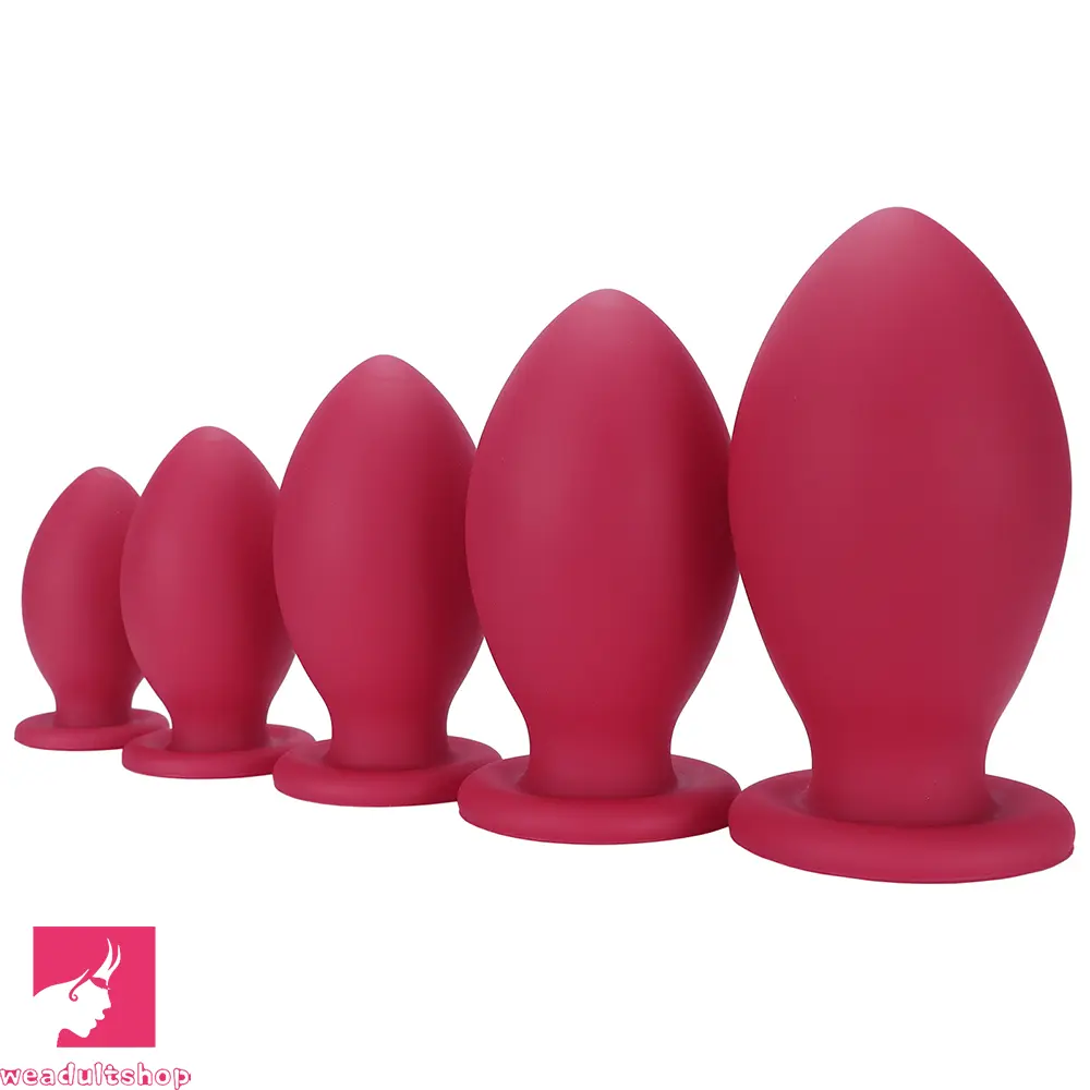 4.72in 5.51in 6.29in 7.08in 7.87in Rugby Silicone Butt Plug Dildo Adult Cock