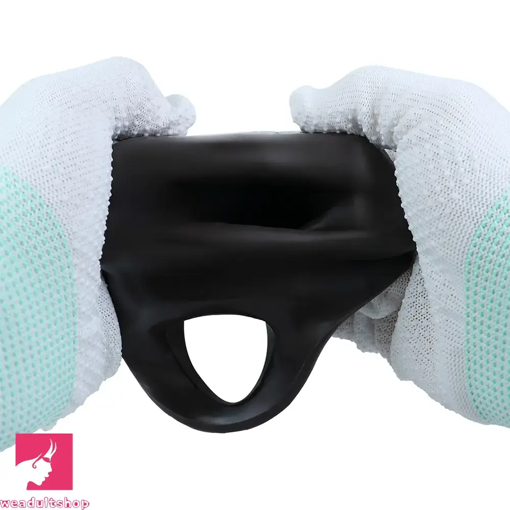 6.37in Skin-Tone Lifelike Skin Silicone Dildo Sleeve 18+ Adult Love Toy