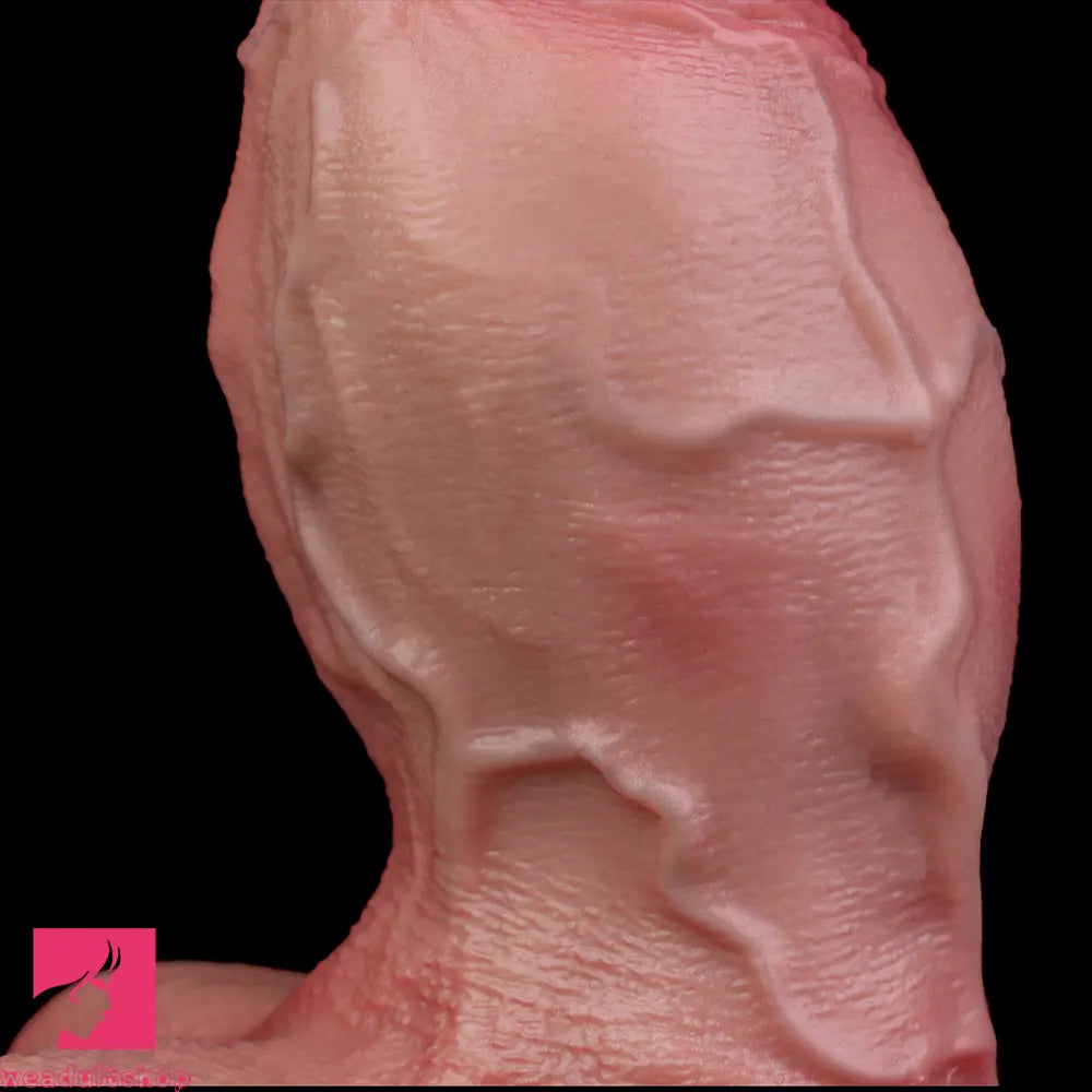6.5in Liquid Thick Cock Real Silicone Double Layer Realistic Cumming Dildo