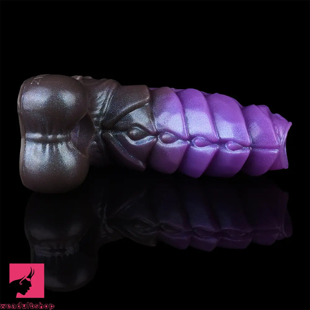 5.66in Dragon Spiked Beast Creature Fantasy Hollow Cock Dildo Sleeve