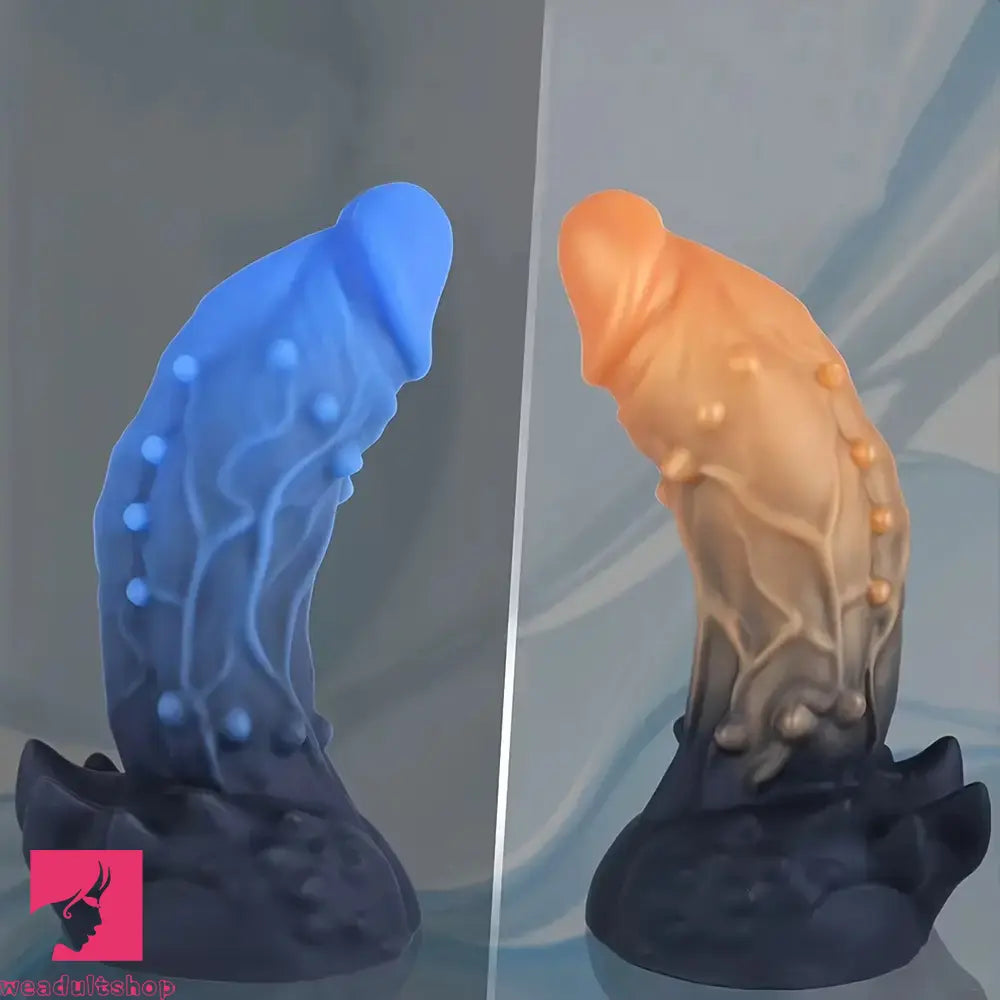 6.54in 7.68in 8.97in Soft Silicone Monster Spiked Dildo Thick Anal Odd Dildo