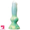 7.49in Dog Cock Knot Dildo Silicone Soft Animal Cock Luminous Clit Dildo