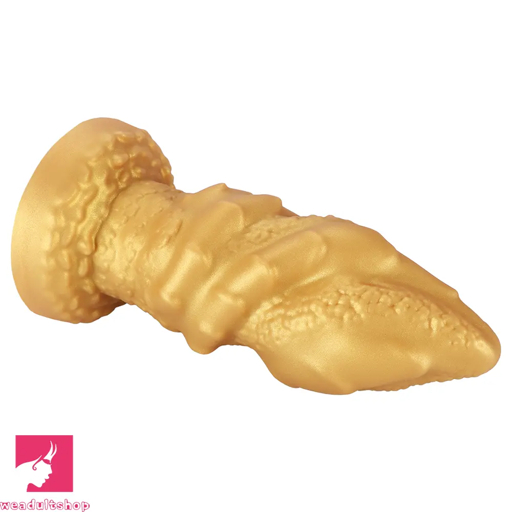 4.72in 5.7in 6.89in 8.07in Soft Silicone Dildo Butt Plug Erotic Anal Stimulator
