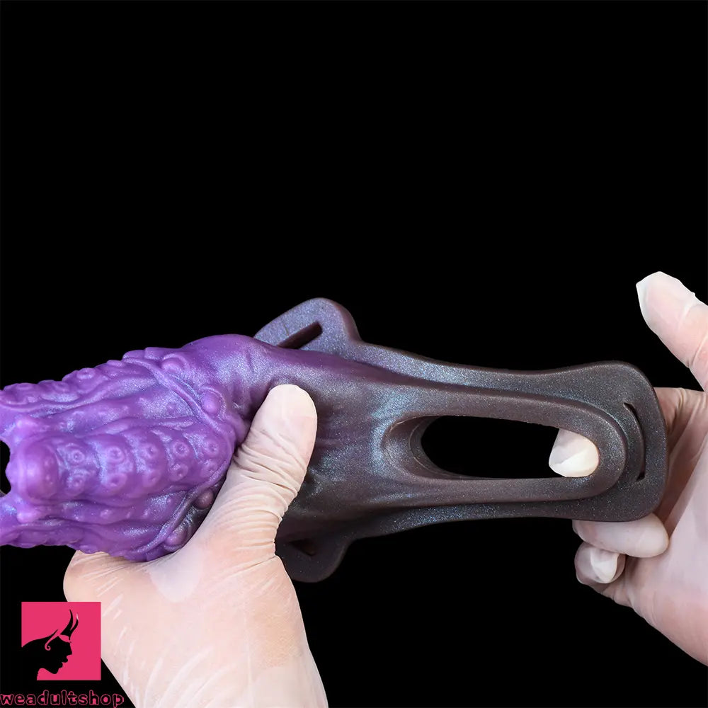 5.59in Dragon Beast Creature Silicone Flexible Fantasy Hollow Dildo Sleeve