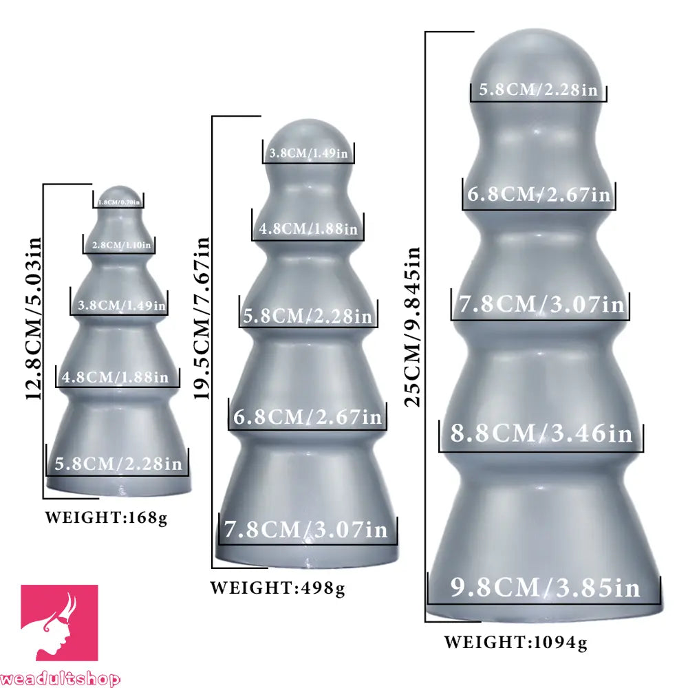 5.03in 7.67in 9.85in Odd Fantasy Butt Plug Dildo Suction Cup Adult For Couple