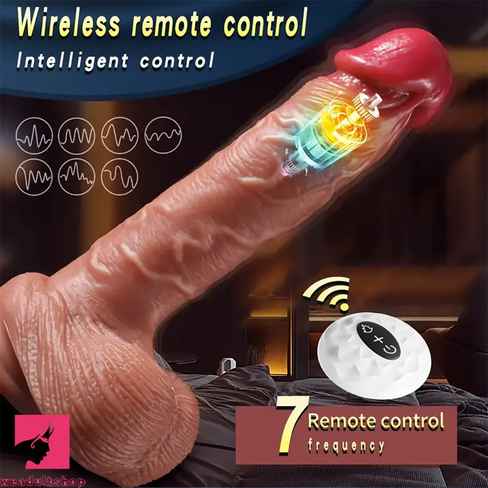 8.85in Wireless Remote Control Vibrating Warming Ejaculating Real Dild 8.85in Wireless Remote Control Vibrating Warming Ejaculating Real Dild