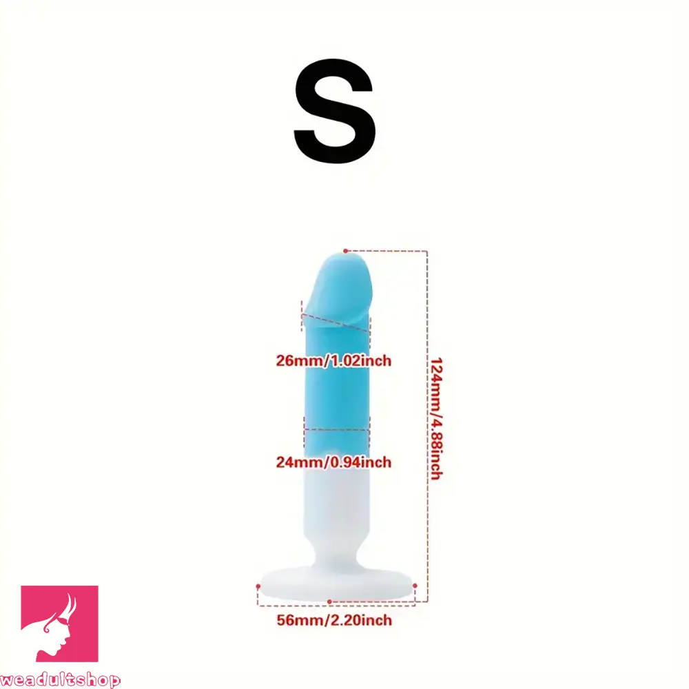4.88in 5.28in 5.83in Silicone Small Soft Real Dildo For Beginner to Ex 4.88in 5.28in 5.83in Silicone Small Soft Real Dildo For Beginner to Ex
