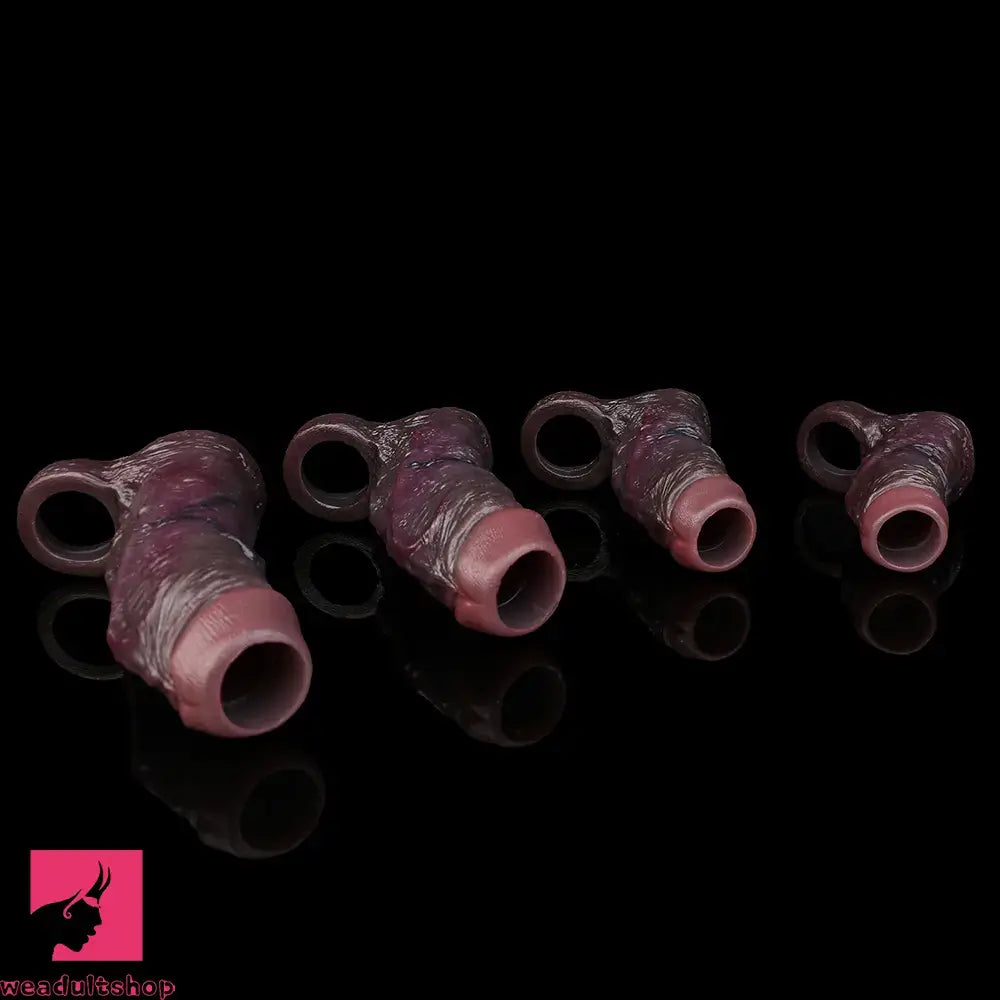 3.94in 4.61in 5.87in 6.5in Real Silicone Cock Sleeve Dildo Adult Cock Toy