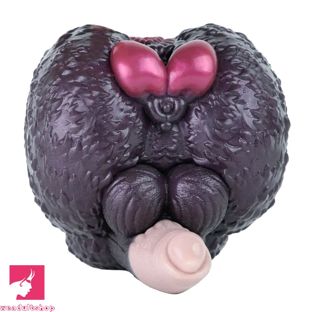 8.26in Dog Fantasy Silicone Dildo With Masturbator G-Spot Sensory Love