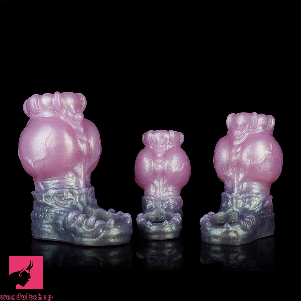 4.17in 4.84in 5.62in Monster Knot Cock Sleeve Dildo Hollow Male Penis