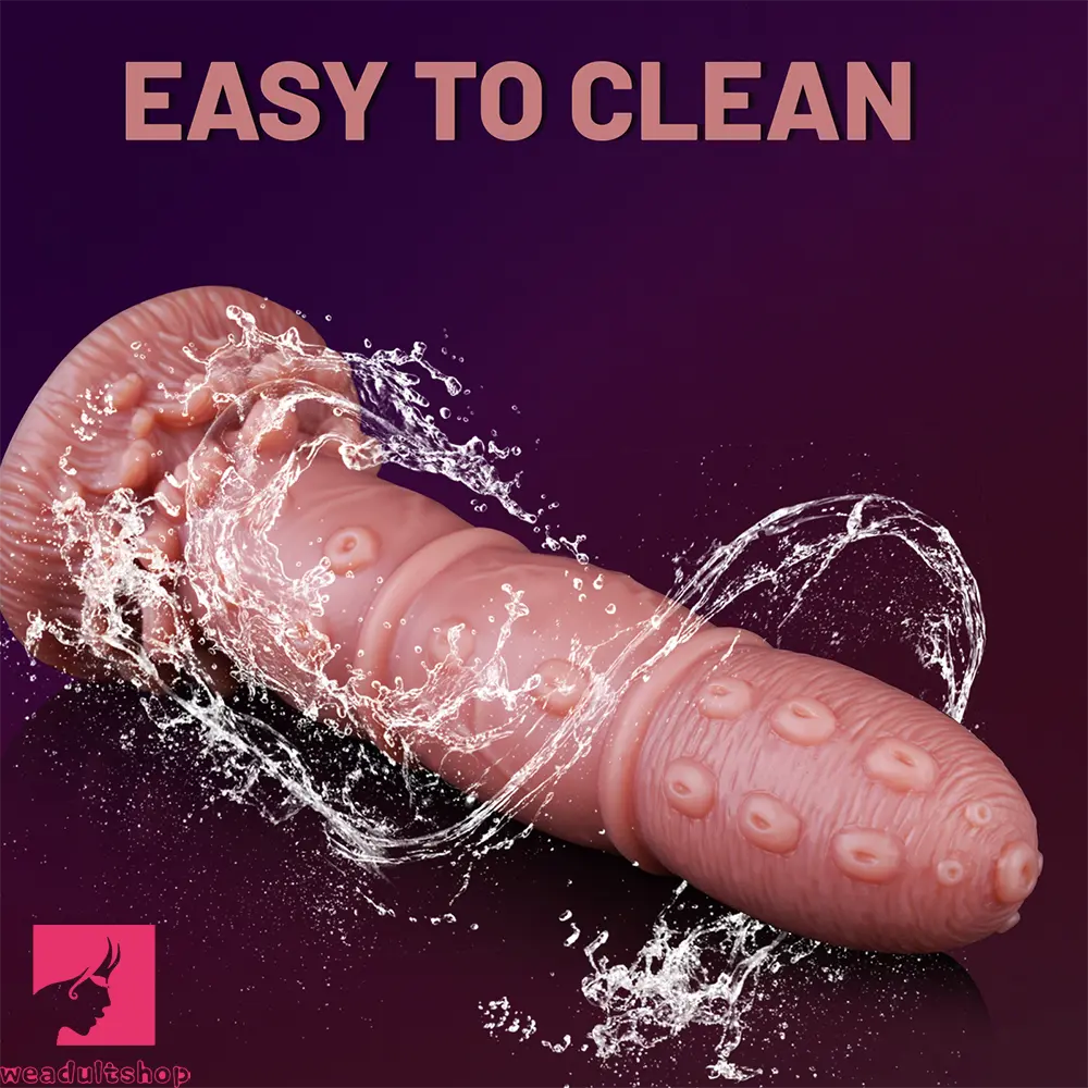 7.68in Liquid Silicone Soft Fantasy Odd Dildo For Women Vaginal Cock