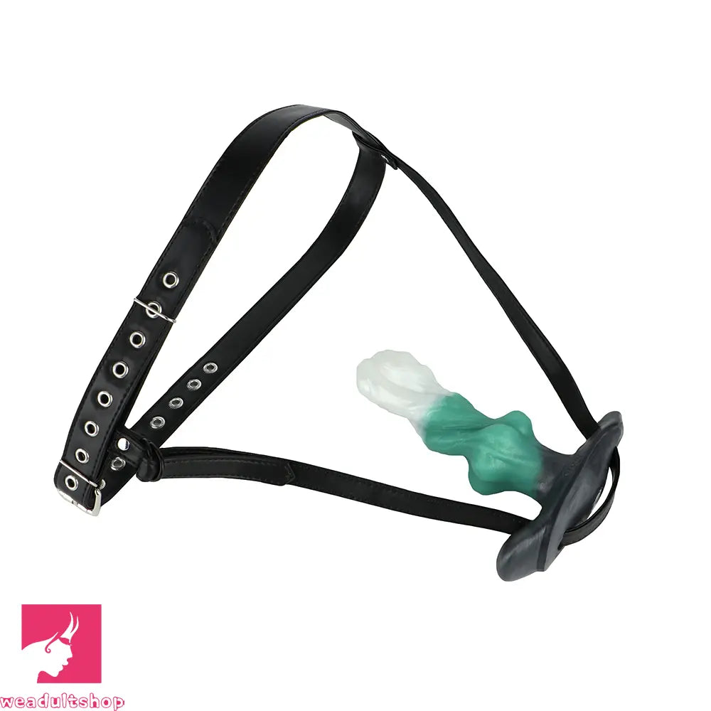 7.08in Odd Dog Knot Strap on Dildo For Fox Tail Cosplay Anus Dilator Masturbator