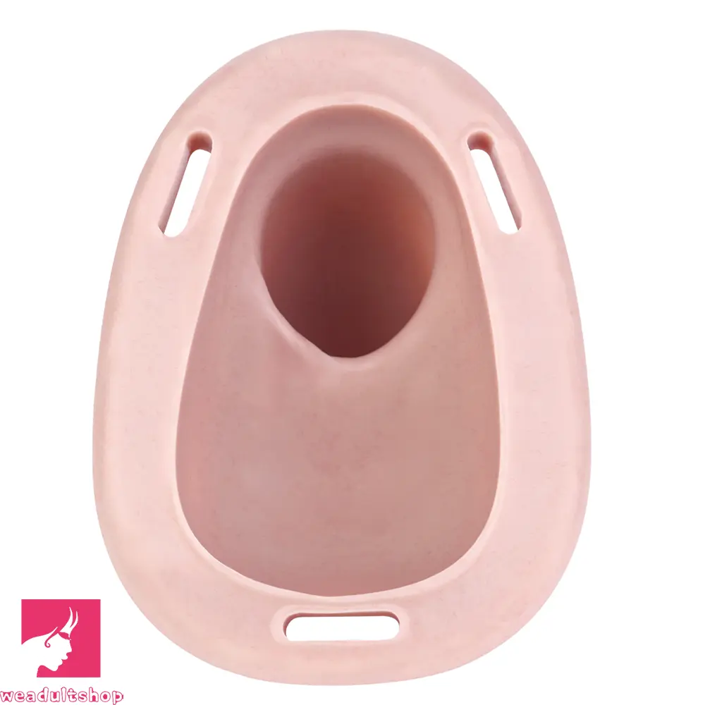 3.74in Real Hollow Chastity Cage Dildo Realistic Penis For Vagina Love