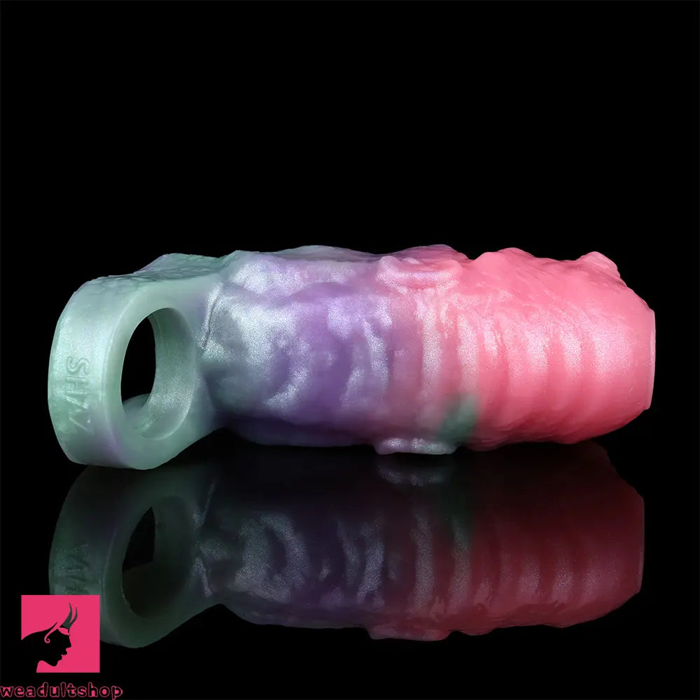 5.03in Velvet Pulse SHAZ-3019 Fantasy Hollow Dildo Sleeve Cock Extension