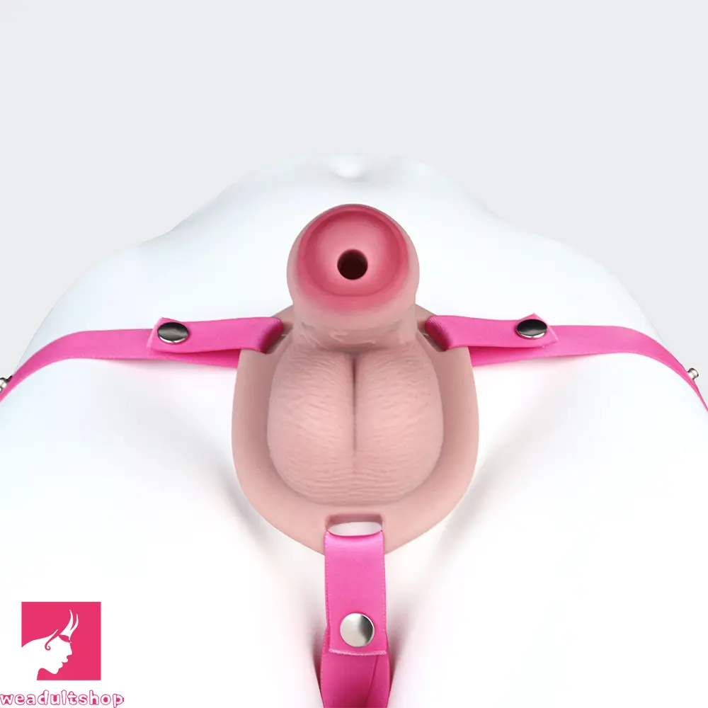 4.72in Real Hollow Chastity Cage Dildo Cock Masturbator Erotic Cock Love