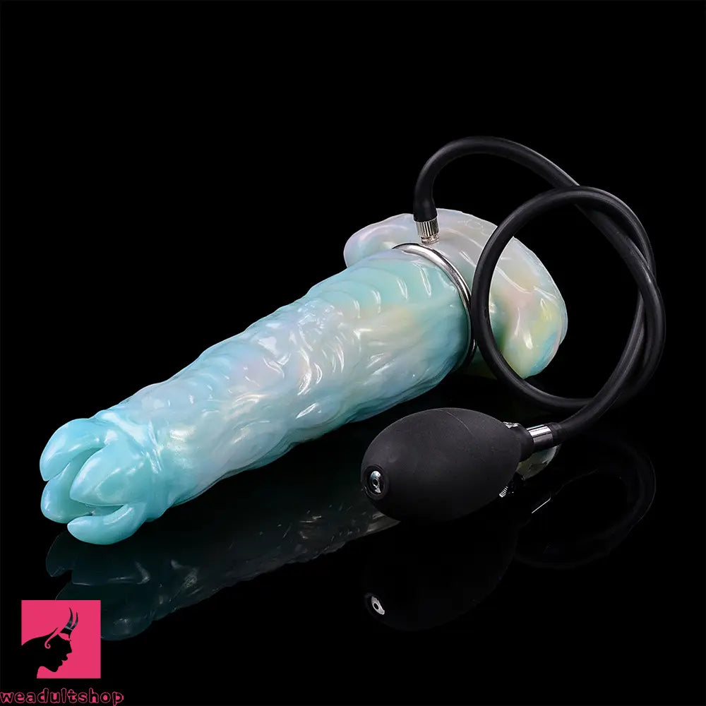 9.52in Ovipositor Egg Laying Inflatable Dildo Soft Masturbator Adult Cock