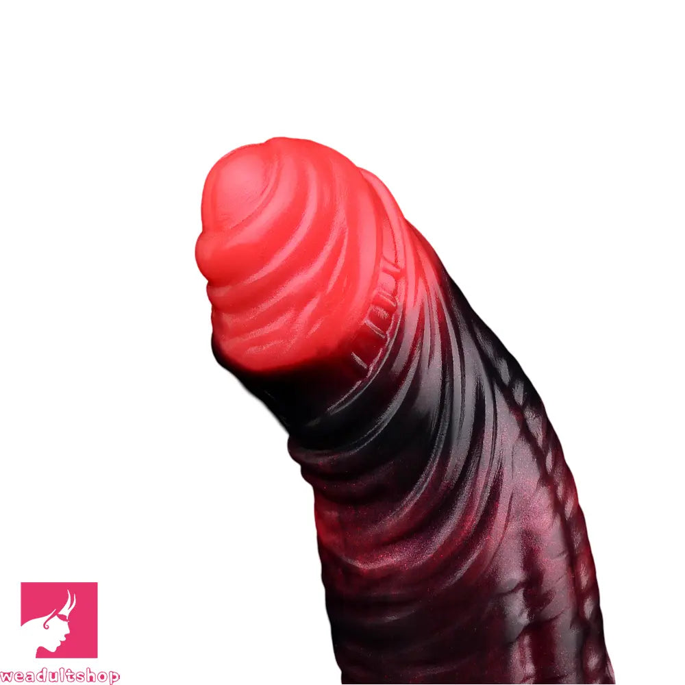 5.98in 7.09in Silicone Cock Sleeve Soft Vibrating Uncut Hollow Dildo For Clit