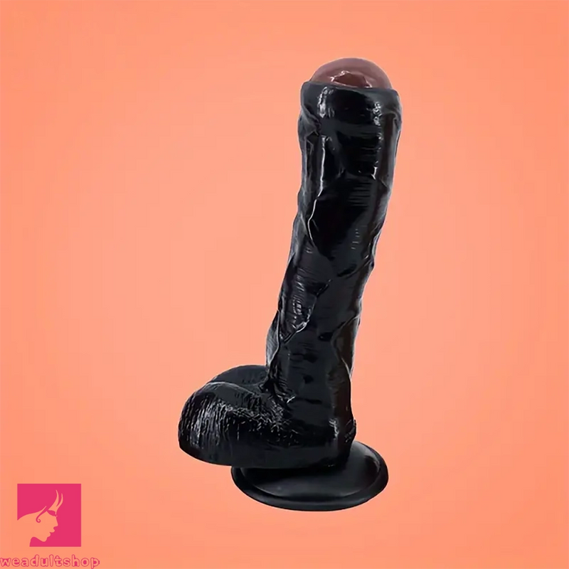 9.25in Foreskin Uncut Realistic Dildo For Vaginal Massage Orgasm Sex