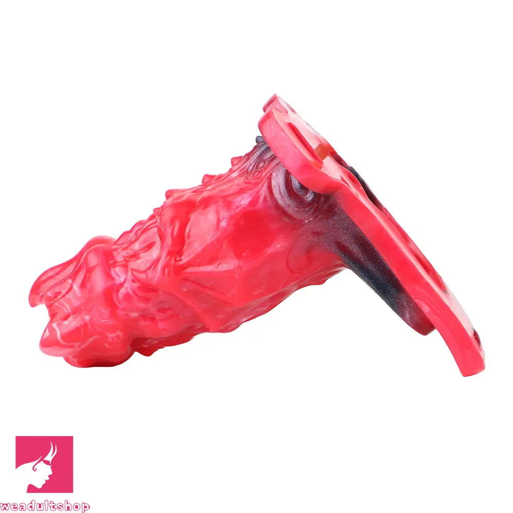 5.39in Hollow Dildo Silicone Soft Fantasy Odd Strap on Cock Sleeve Love