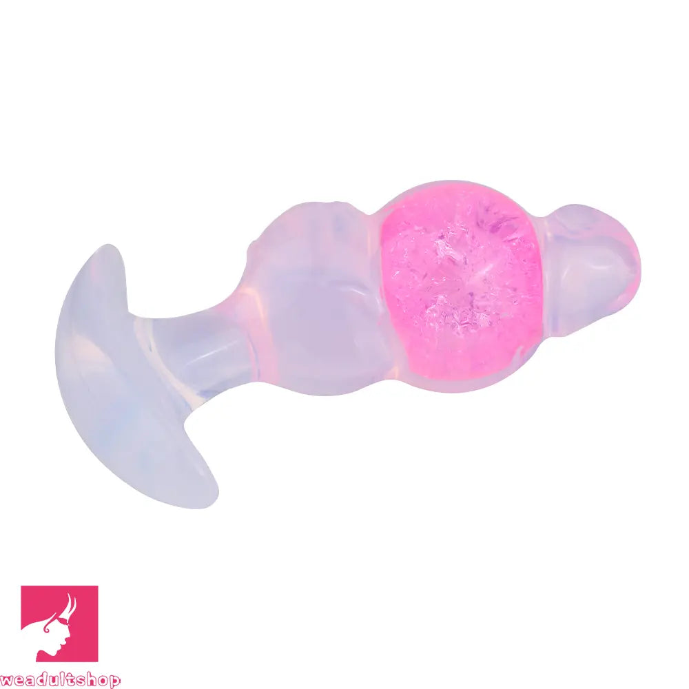4.92in Silicone Anal Plug Dildo Realistic Design Masturbation Aid Toy