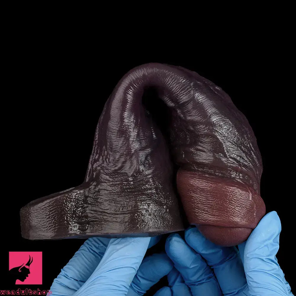 8.46in Uncut Realistic Texture Design Reusable Cock Cover Dildo Sleeve