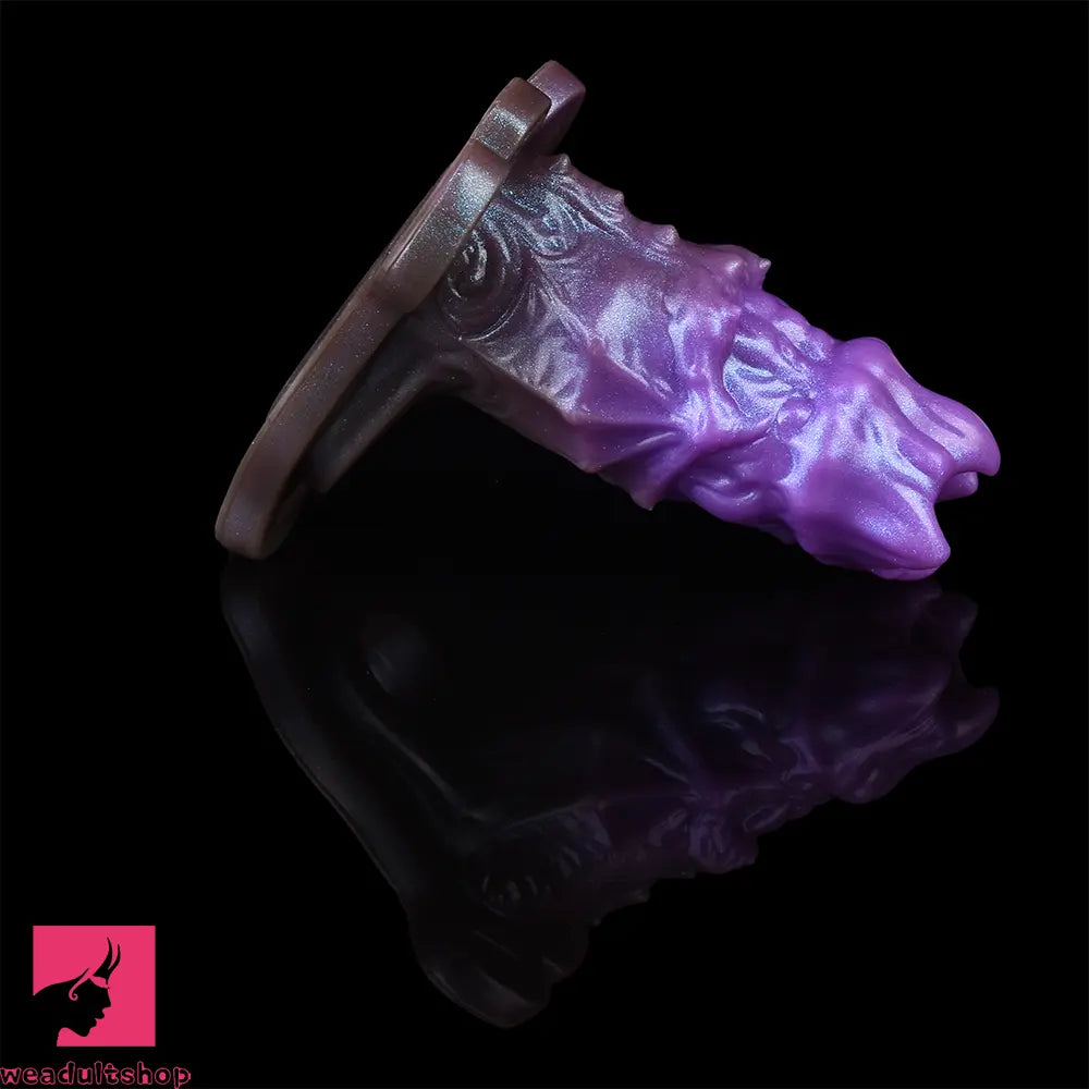 5.39in Scary Dragon Beast Creature Hollow Dildo Sleeve With Cock Ring