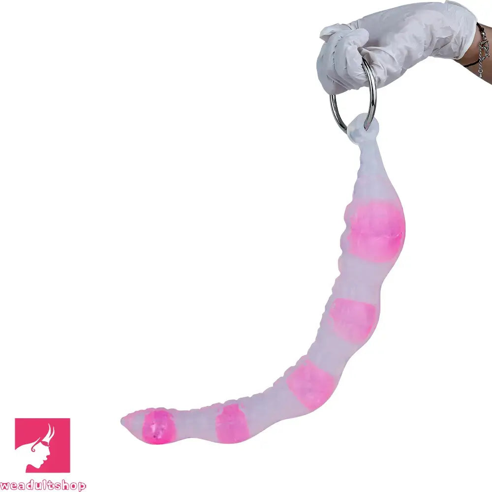 18.9in Silicone Huge Long Anal Beads Dildo Prostate Massage Cock Toy