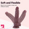 9.05in Big Skin Ejaculating Dildo Suction Cup Anal Toy Vaginal Massager