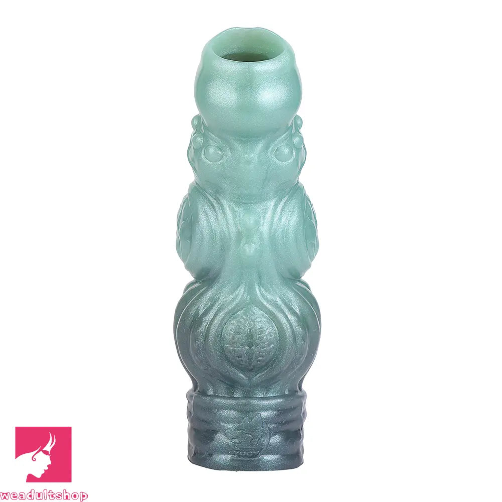 4.6in 5.62in 6.49in Silicone Knot Penis Dildo Sleeve For Women Men Couples