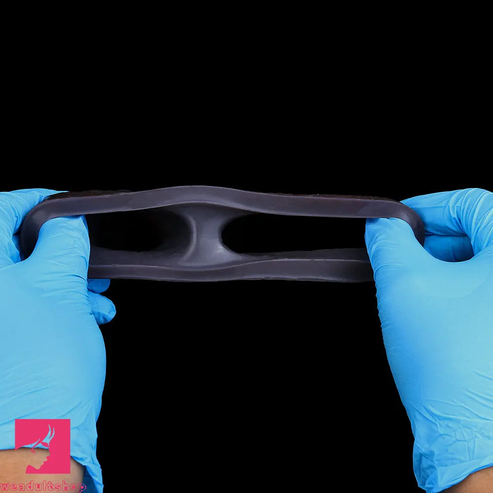 4.13in 4.64in 6.1in 6.69in Hollow Silicone Soft Cock Sleeve Masturbation