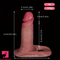 4.33in 5.31in 6.69in Soft Silicone Reusable Lifelike Real Sleeve Dildo