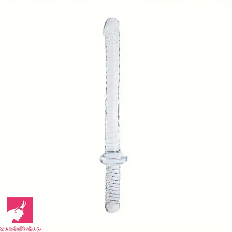 17.7in Super Big Long Sword Dildo With Handle Adult Sex Toy For Clit
