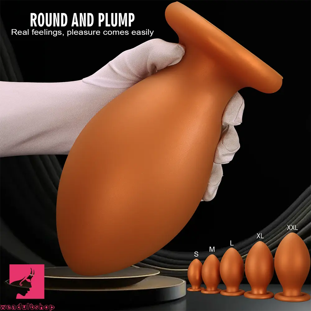 4.72in 5.51in 6.29in 7.08in 7.87in Rugby Silicone Butt Plug Dildo Adult Cock